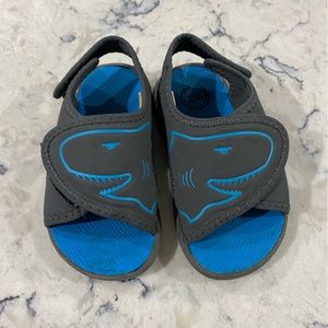 Toddler shark sandals
